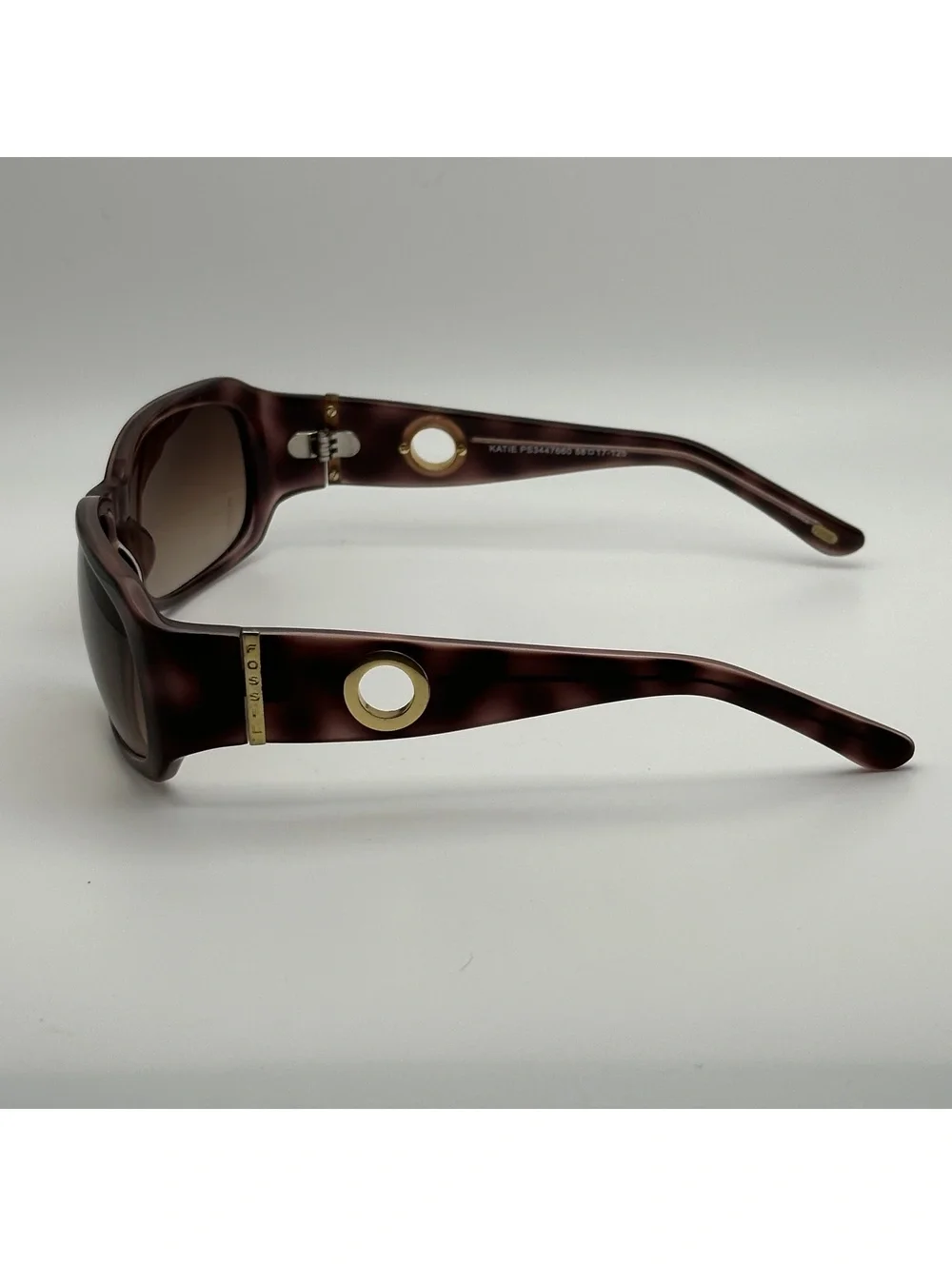 Fossil Katie Women's Brown Gradient Lens Sunglasses with Gold Accents